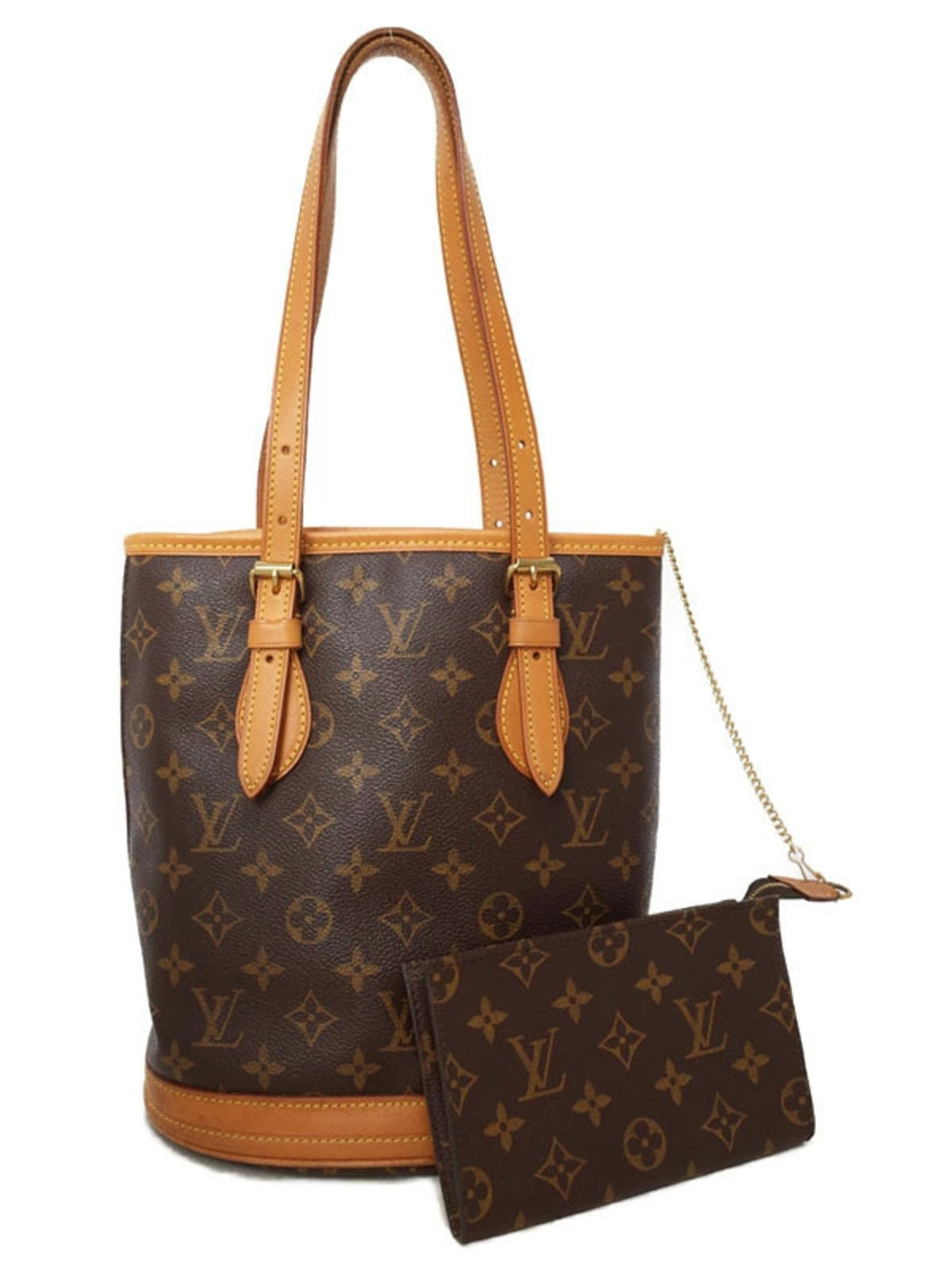 Louis Vuitton Monogram Bucket Shoulder Bag